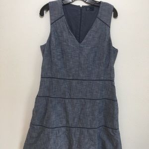 Gap Denim-Like Dress with Pockets Size 12